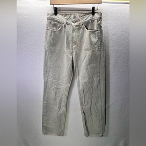 BDG Urban Outfitters Cowboy Jeans Womens 29 Waist Stretch Faded White Denim 1965